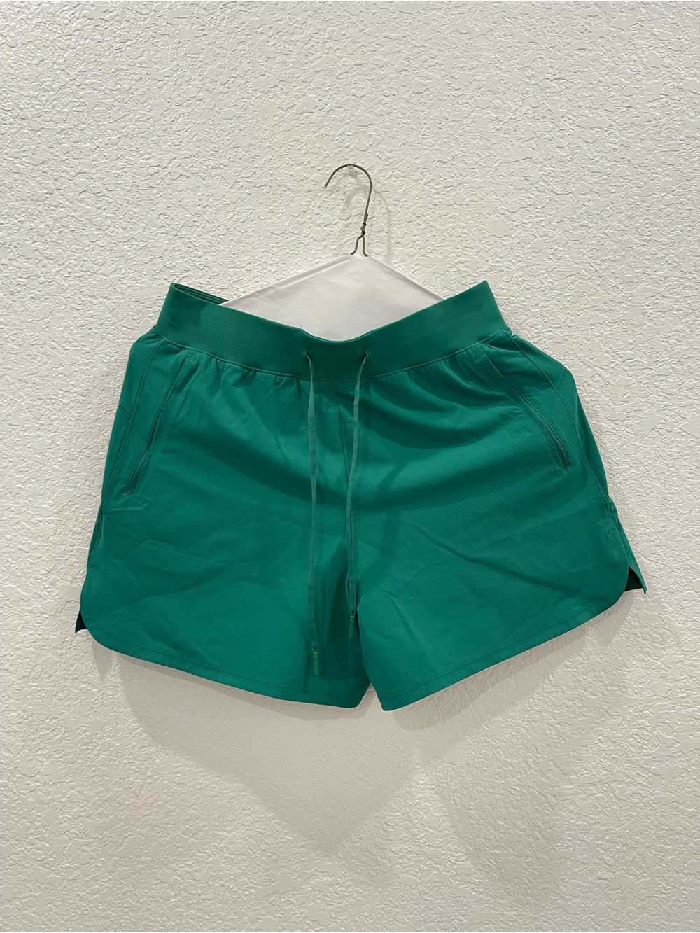 lululemon athletica Emerald Green Drawstring Athletic Shorts
